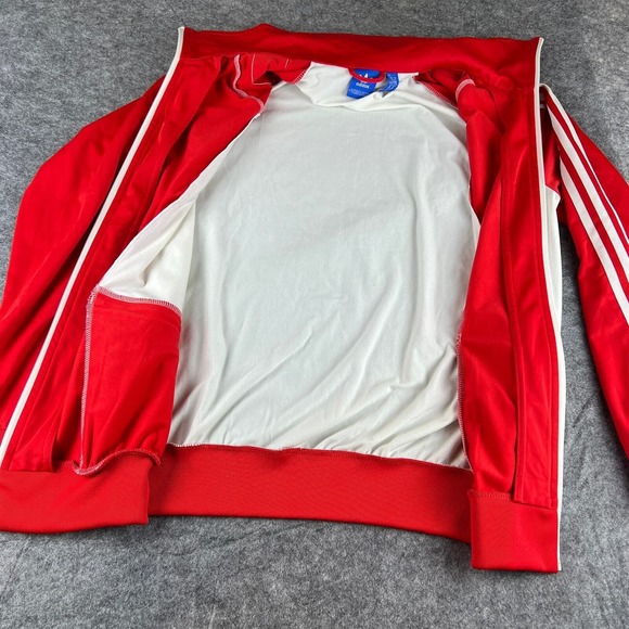Adidas Women Sandra 1977 Track Top Red Jacket AY6566 Size Large - Picture 3 of 6